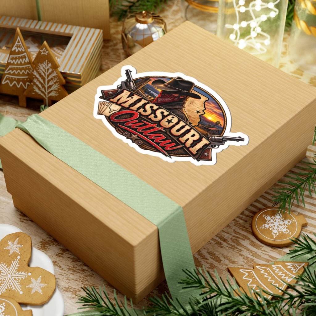 Missouri Outlaw Kiss-Cut Sticker – Western Cowboy Logo