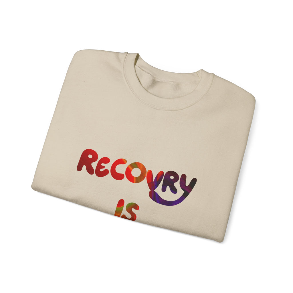 Recovery Is Freedom Sweatshirt — Inspirational Recovery Crewneck