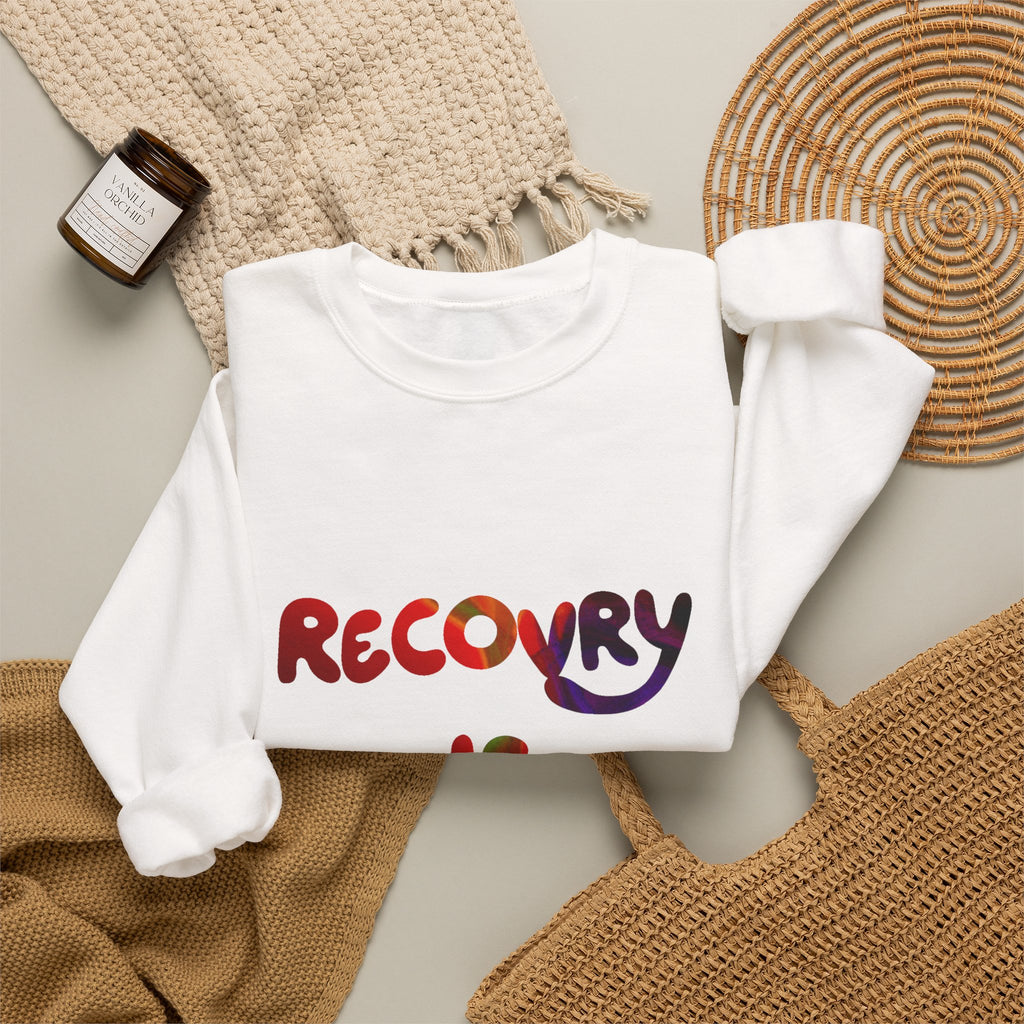 Recovery Is Freedom Sweatshirt — Inspirational Recovery Crewneck
