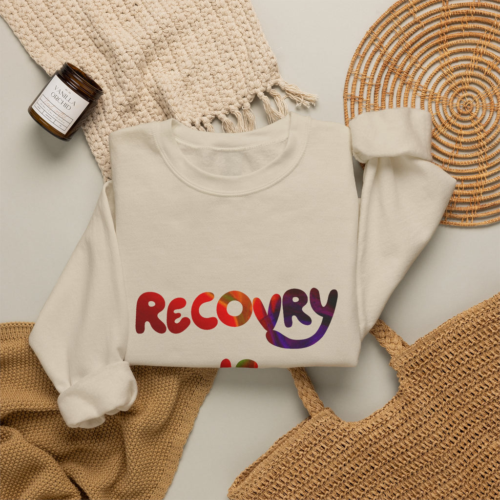 Recovery Is Freedom Sweatshirt — Inspirational Recovery Crewneck