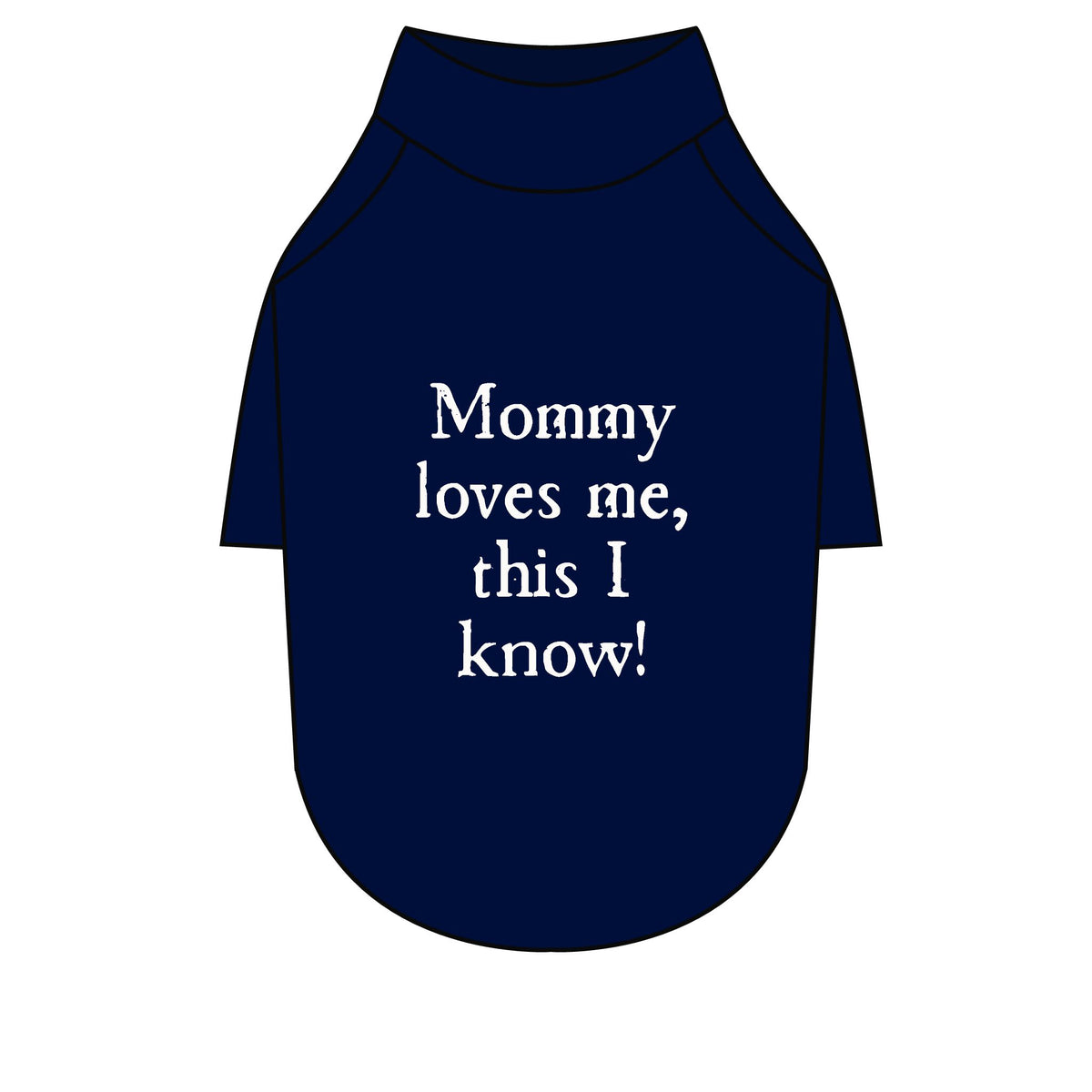 Mommy Loves Me Pet Raglan T-Shirt — Black Dog Tee for Mothers & Pets