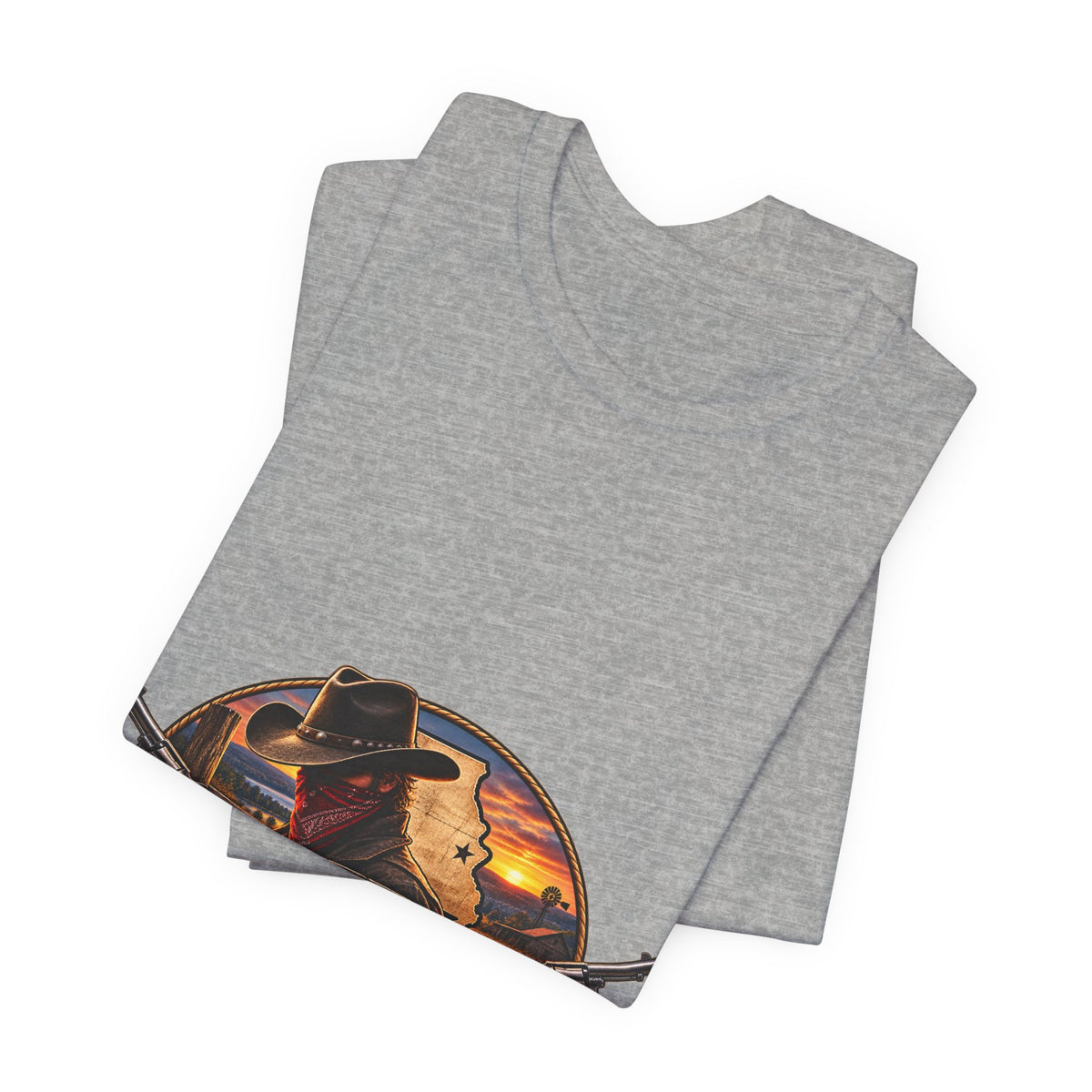 Missouri Outlaw Graphic Tee – Vintage Western Cowboy T‑Shirt