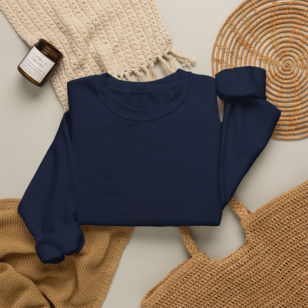Thank You God Crewneck Sweatshirt — Minimal Faith-Inspired Christian Sweatshirt