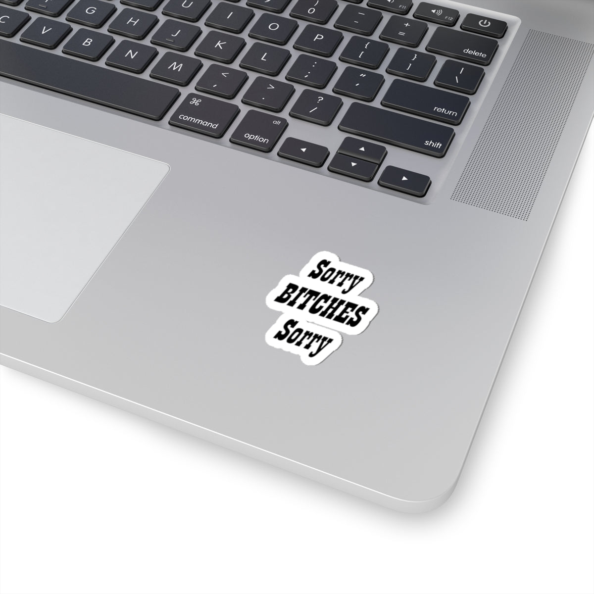 Funny "Sorry Bitches Sorry" Kiss-Cut Sticker – Sassy Laptop & Phone Decal