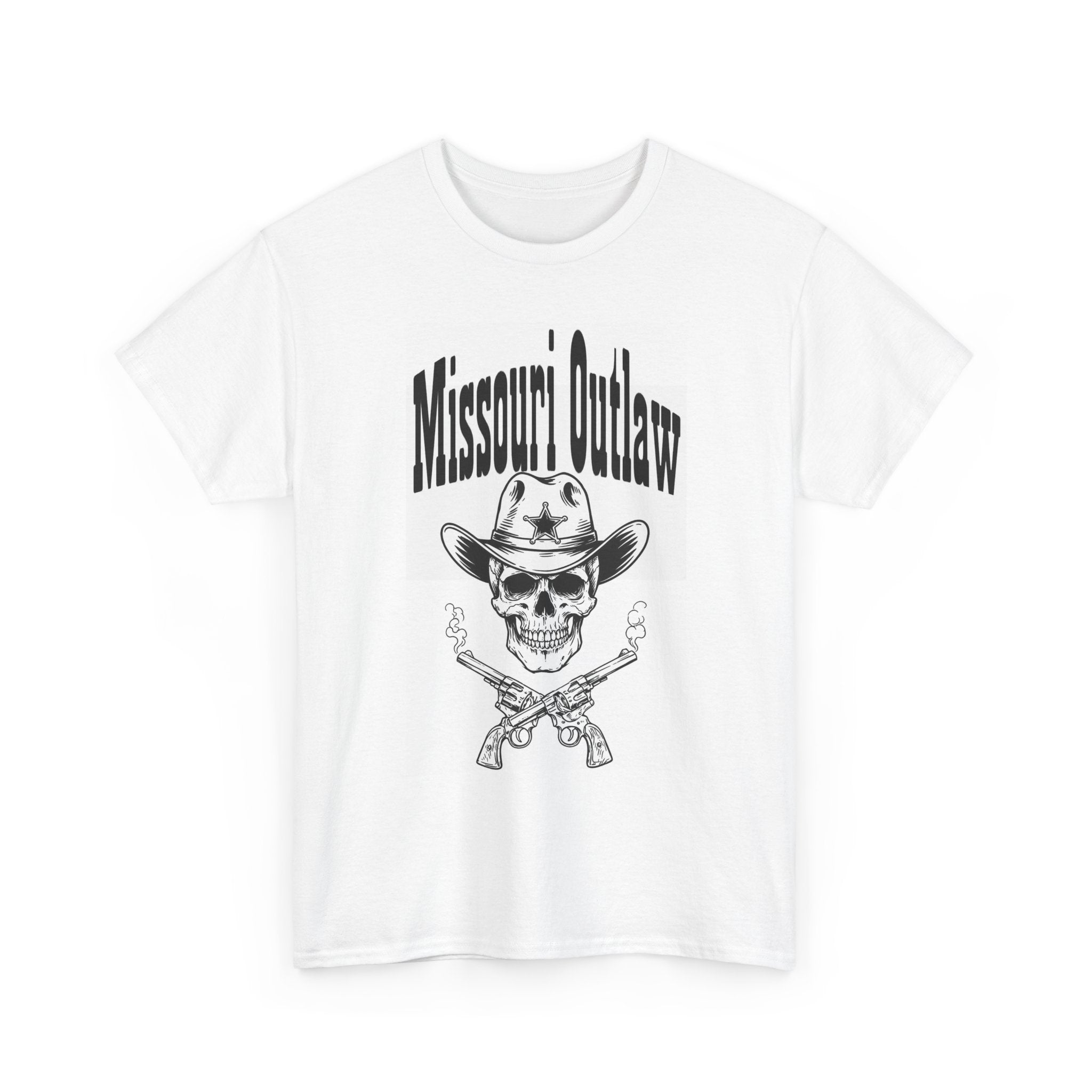 Missouri Outlaw Skull Cowboy T-Shirt