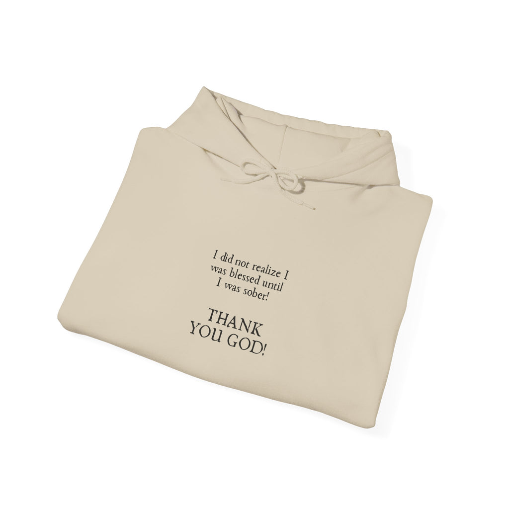 Thank You God Hoodie — Minimal Faith Graphic Pullover