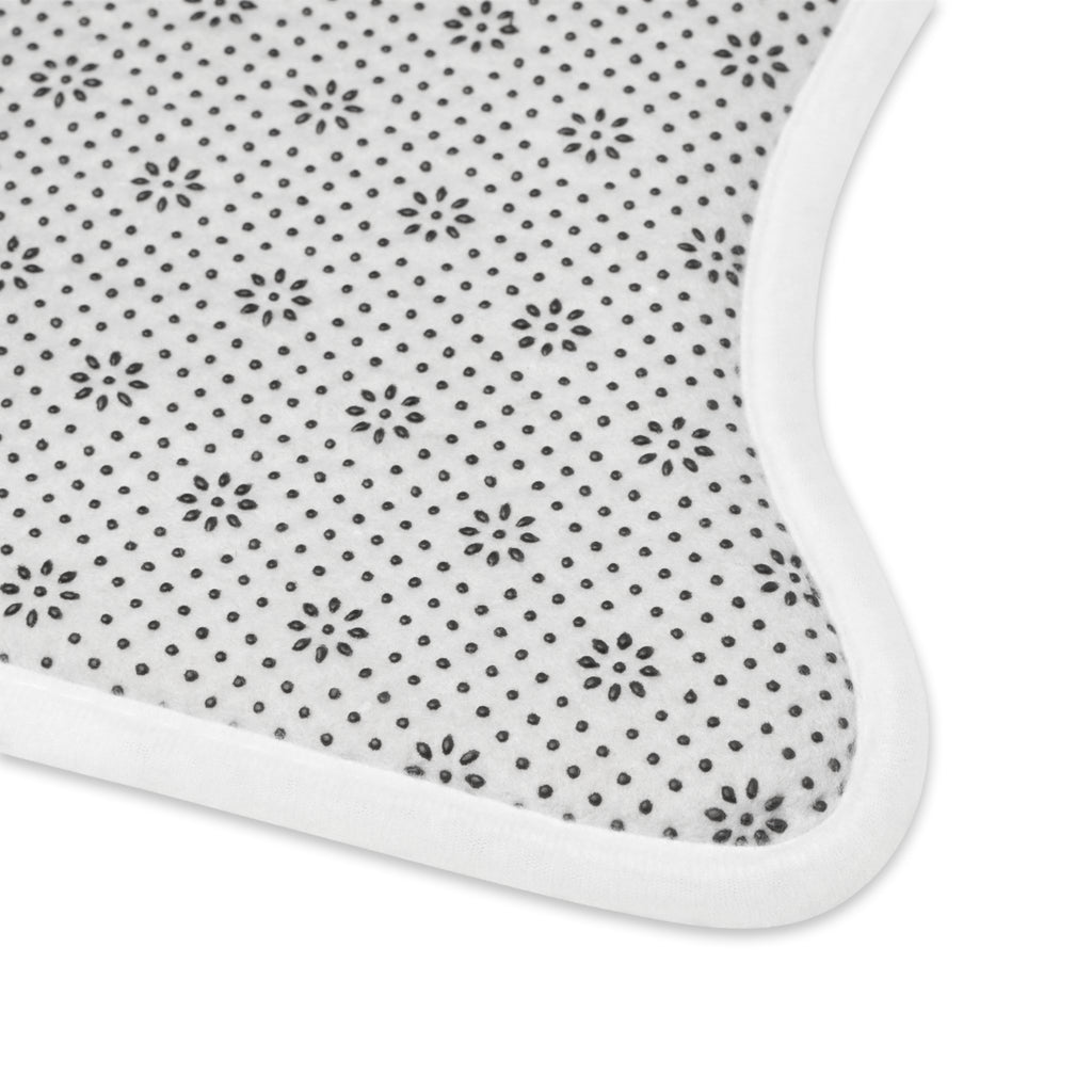 Pet Feeding Mat — "Mommy loves me, this I know!" Paw Print Placemat for Dogs & Cats
