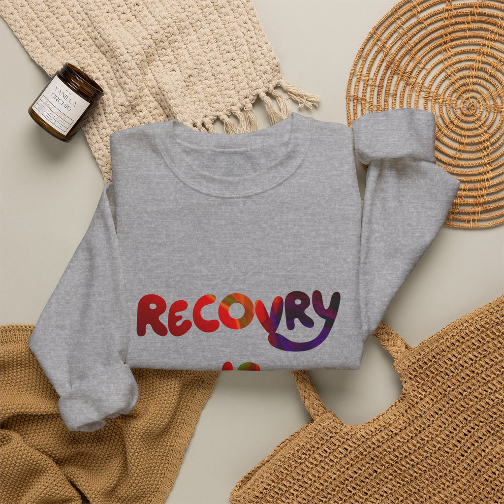 Recovery Is Freedom Sweatshirt — Inspirational Recovery Crewneck