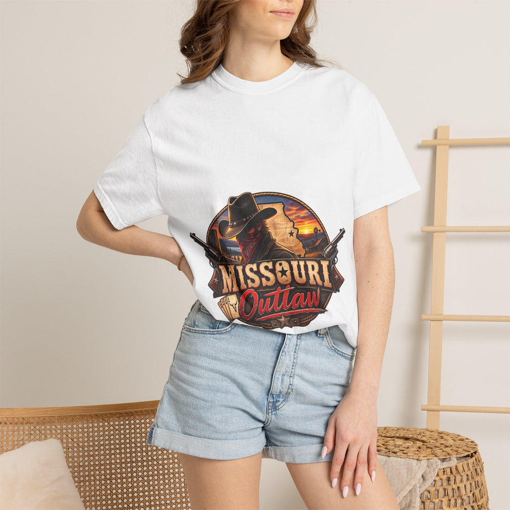 Missouri Outlaw T-Shirt — Western Cowboy Graphic Tee