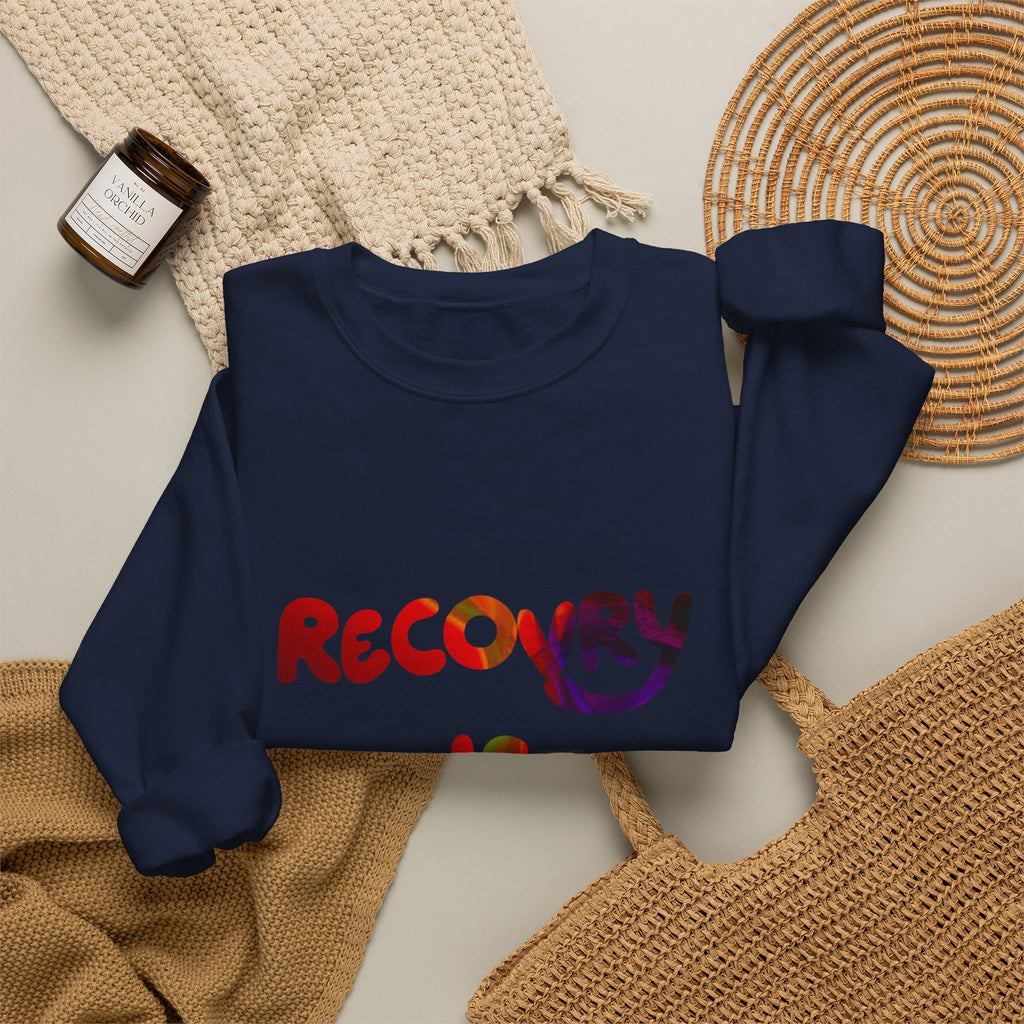 Recovery Is Freedom Sweatshirt — Inspirational Recovery Crewneck