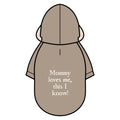 Pet Parka Jacket — "Mommy loves me, this I know!" Insulated Dog Hoodie