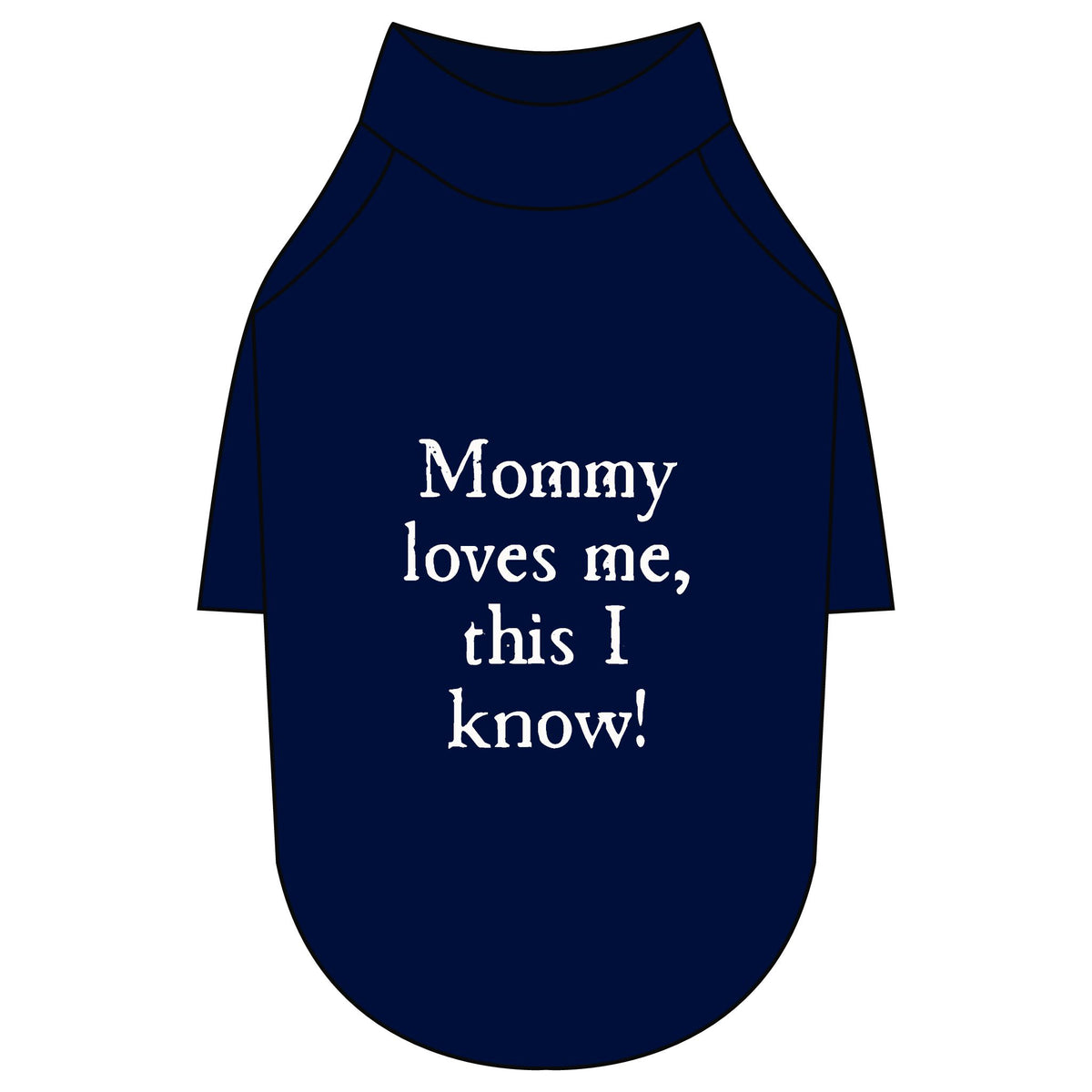 Mommy Loves Me Pet Raglan T-Shirt — Black Dog Tee for Mothers & Pets