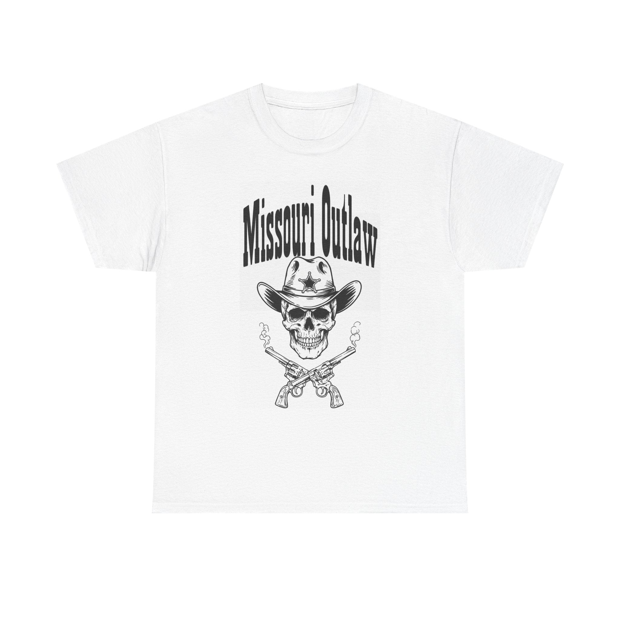 Missouri Outlaw Skull Cowboy T-Shirt