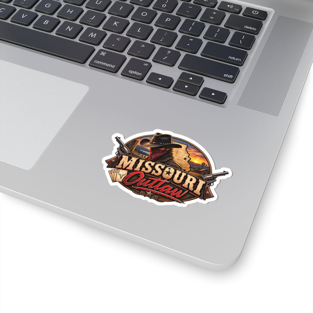 Missouri Outlaw Kiss-Cut Sticker – Western Cowboy Logo