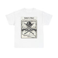 Randolph County Missouri Vintage Map Skull T-Shirt