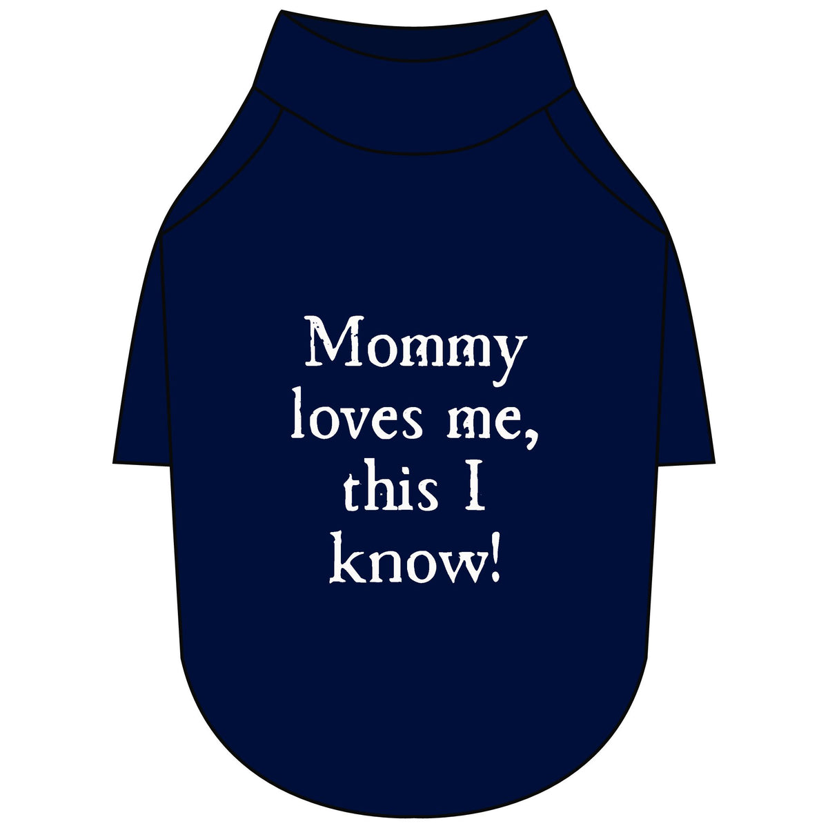 Mommy Loves Me Pet Raglan T-Shirt — Black Dog Tee for Mothers & Pets
