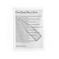 Poem 'One Drink Won't Hurt' Indoor Wall Tapestry — Minimalist Literary Decor