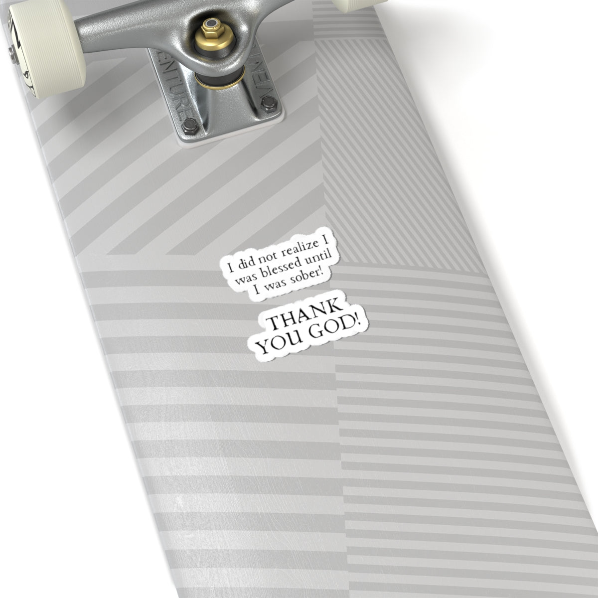 Thank You God! Sober Recovery Kiss-Cut Sticker