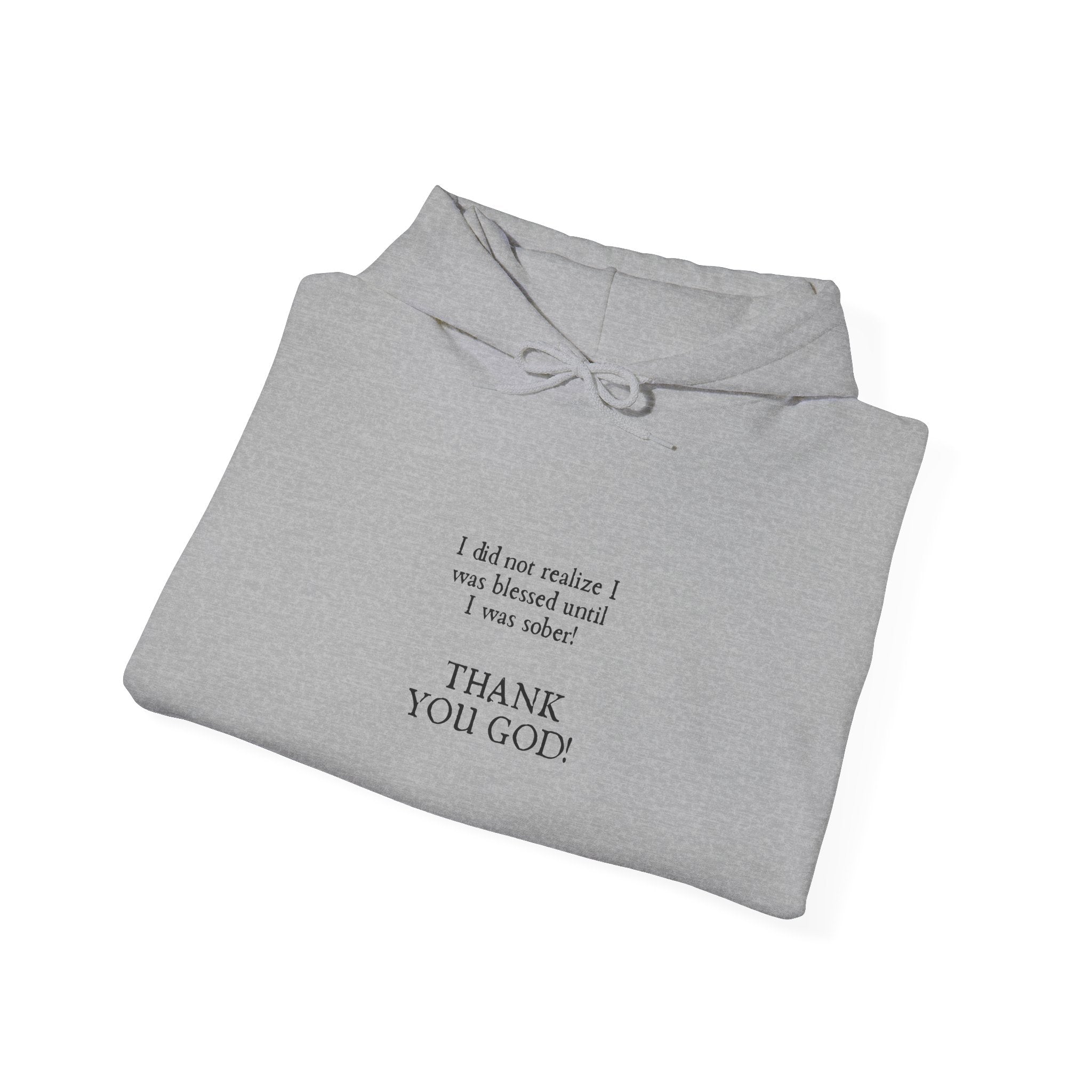 Thank You God Hoodie — Minimal Faith Graphic Pullover