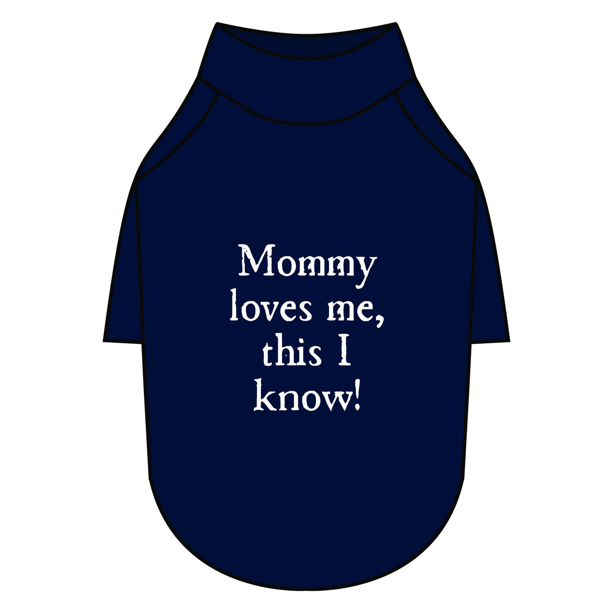 Mommy Loves Me Pet Raglan T-Shirt — Black Dog Tee for Mothers & Pets