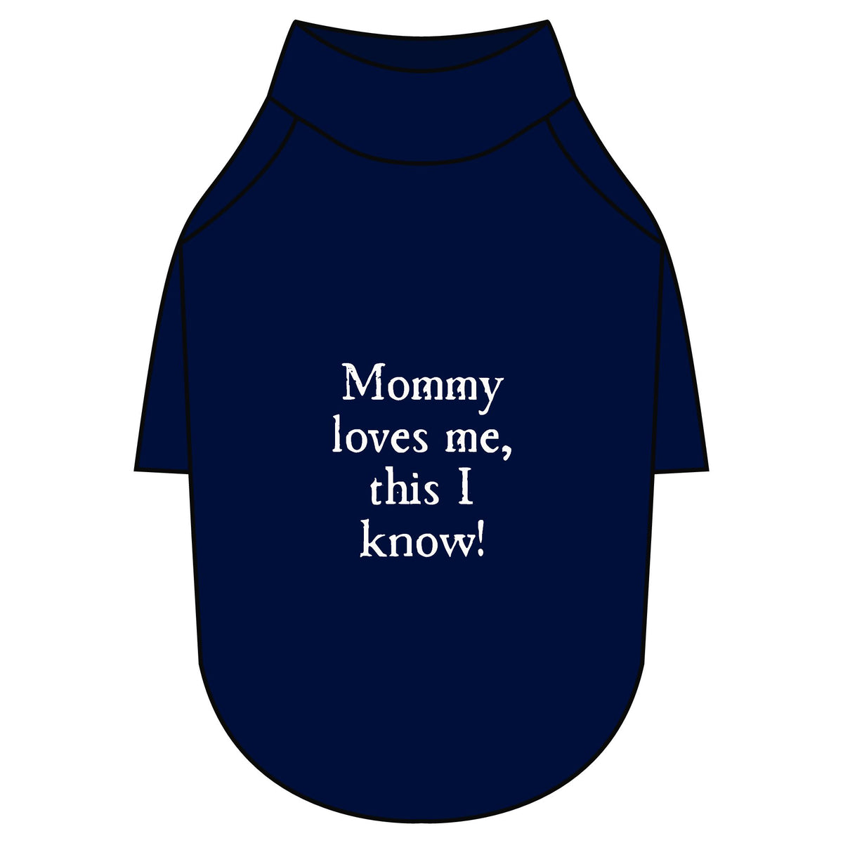 Mommy Loves Me Pet Raglan T-Shirt — Black Dog Tee for Mothers & Pets