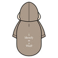 Pet Parka Jacket — "I Identify as a Wolf" Cozy Dog Hoodie