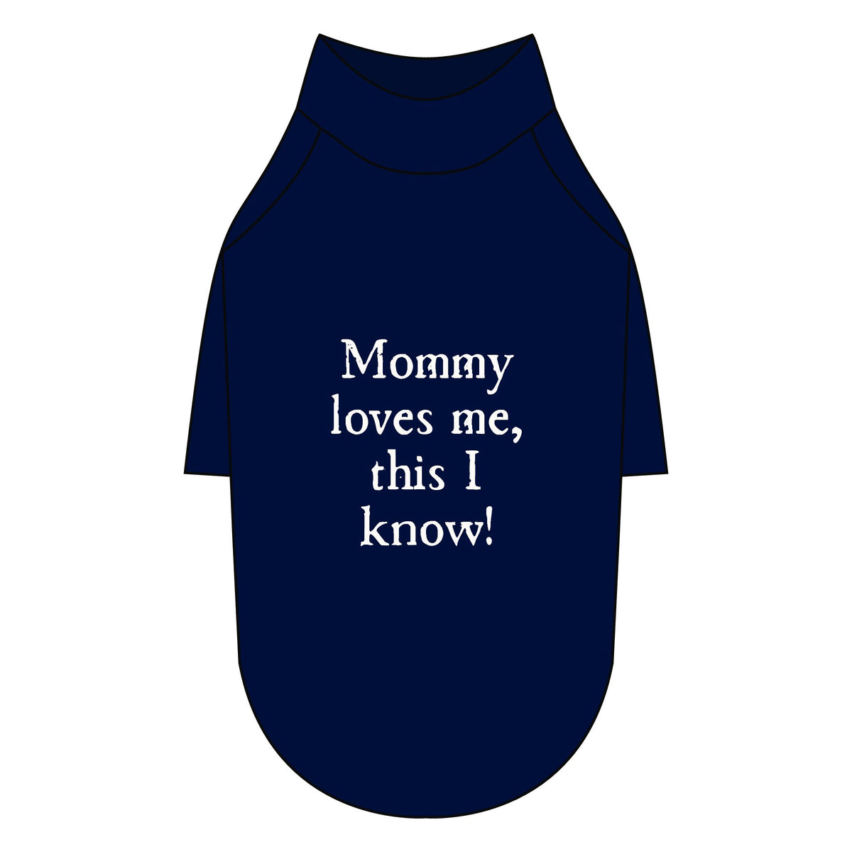 Mommy Loves Me Pet Raglan T-Shirt — Black Dog Tee for Mothers & Pets