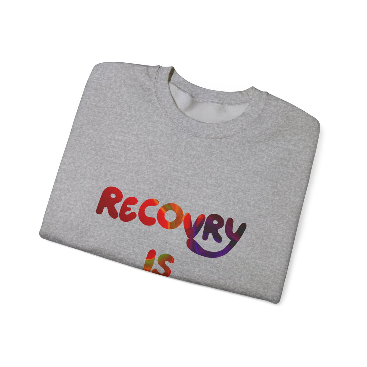 Recovery Is Freedom Sweatshirt — Inspirational Recovery Crewneck