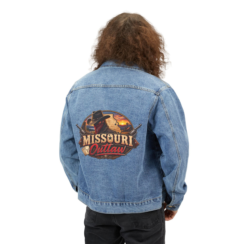 Denim Jacket — "Missouri Outlaw" Vintage Trucker Jacket
