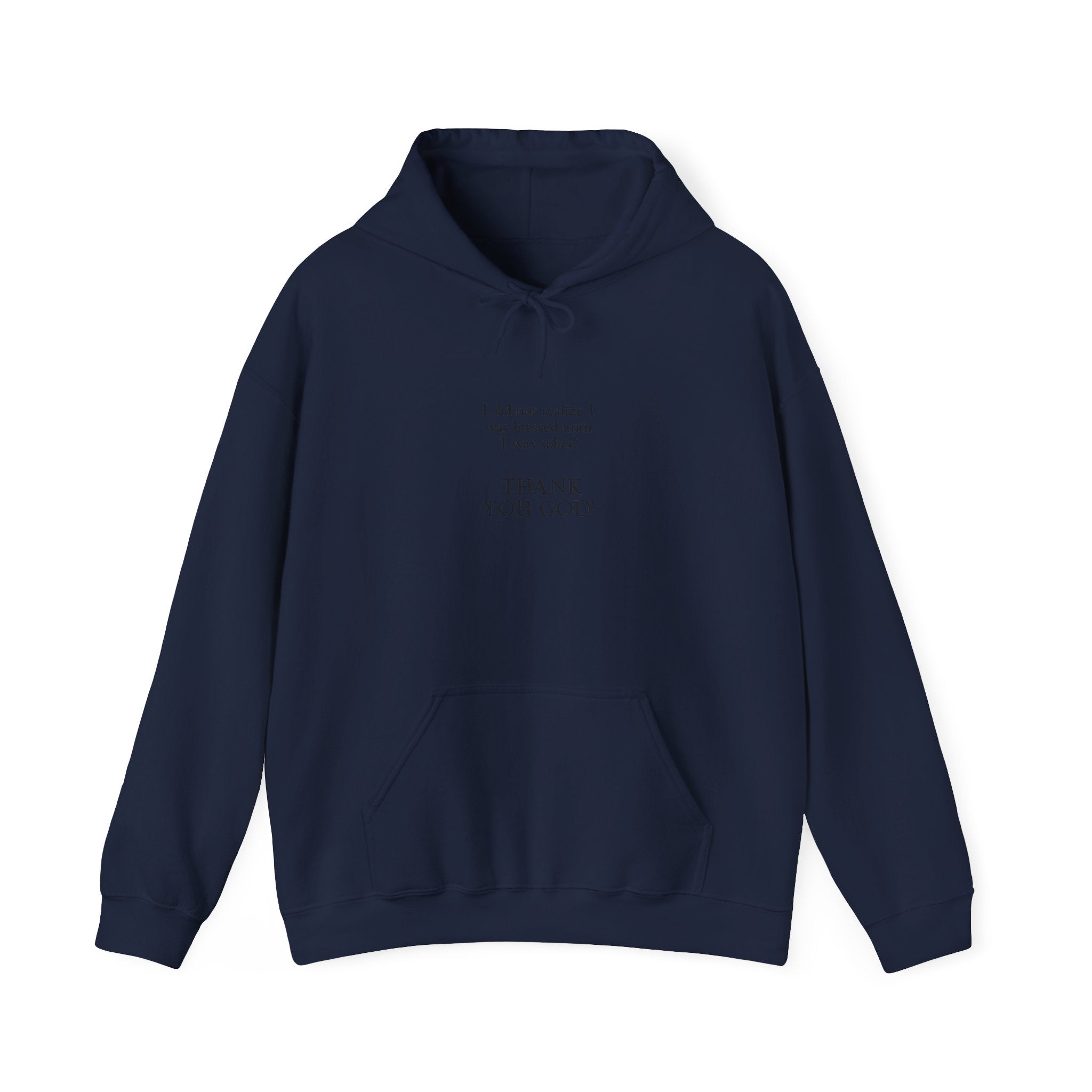 Thank You God Hoodie — Minimal Faith Graphic Pullover