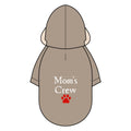 Mom's Crew Pet Parka Jacket – Cozy Dog Hoodie with Paw Print
