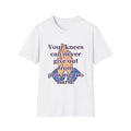 Prayerful Hands T-Shirt — “Your knees can never give out from praying too hard” Spiritual Faith Tee