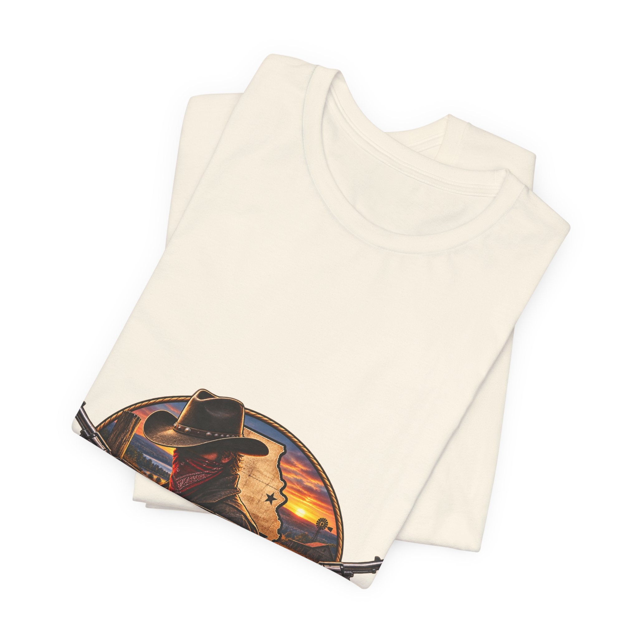Missouri Outlaw Graphic Tee – Vintage Western Cowboy T‑Shirt