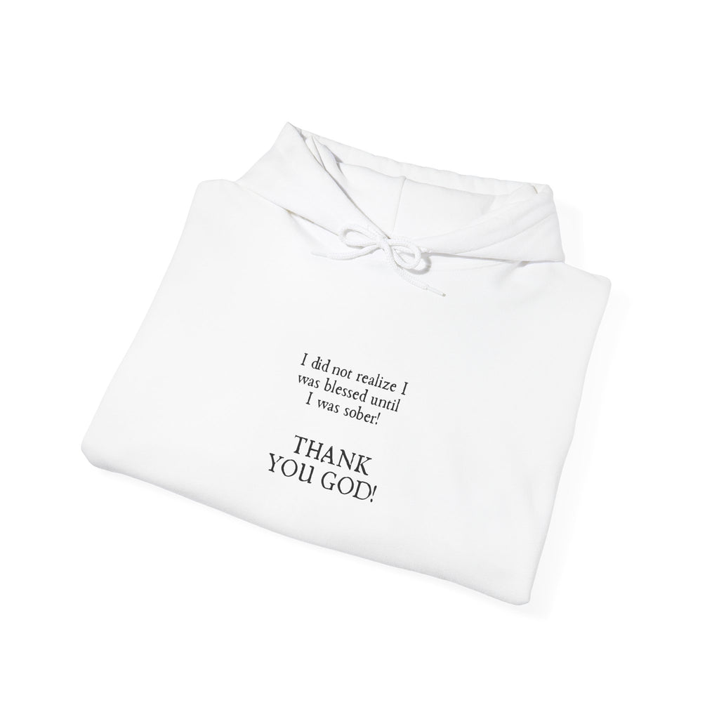 Thank You God Hoodie — Minimal Faith Graphic Pullover