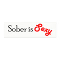 Sober Is Sexy Car Magnet - Recovery Pride Bumper Sticker