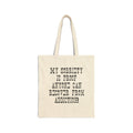 Sobriety Proof Tote Bag – "My Sobriety Is Proof Anyone Can Recover From Addiction" Cotton Canvas